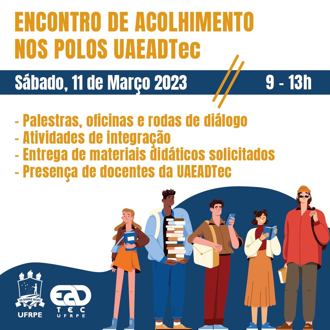 Convite do Evento de Acolhimento